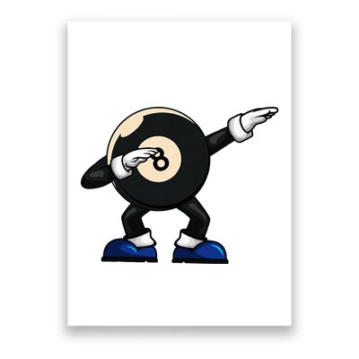 Dabbing Billiard Ball Pool Player Snooker Poster
