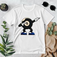 Dabbing Billiard Ball Pool Player Snooker Premium T-Shirt