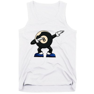 Dabbing Billiard Ball Pool Player Snooker Tank Top