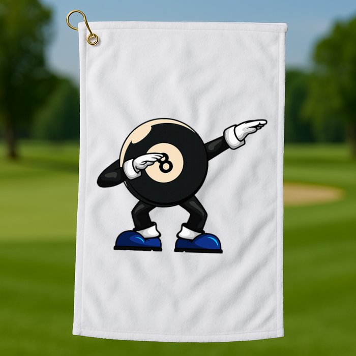 Dabbing Billiard Ball Pool Player Snooker Golf Towel