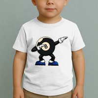 Dabbing Billiard Ball Pool Player Snooker Toddler T-Shirt