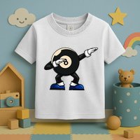 Dabbing Billiard Ball Pool Player Snooker Toddler T-Shirt