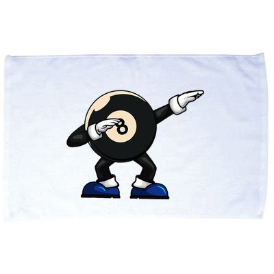 Dabbing Billiard Ball Pool Player Snooker Microfiber Hand Towel