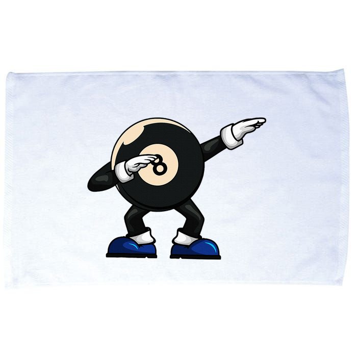 Dabbing Billiard Ball Pool Player Snooker Microfiber Hand Towel