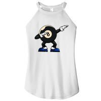 Dabbing Billiard Ball Pool Player Snooker Women's Perfect Tri Rocker Tank