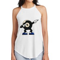 Dabbing Billiard Ball Pool Player Snooker Women's Perfect Tri Rocker Tank