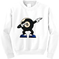 Dabbing Billiard Ball Pool Player Snooker Kids Sweatshirt