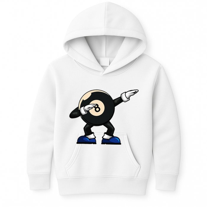 Dabbing Billiard Ball Pool Player Snooker Kids Hoodie