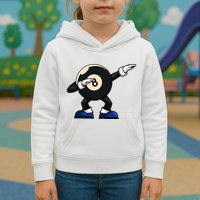 Dabbing Billiard Ball Pool Player Snooker Kids Hoodie