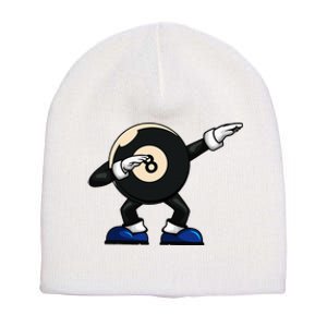 Dabbing Billiard Ball Pool Player Snooker Short Acrylic Beanie