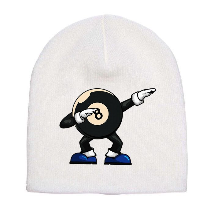 Dabbing Billiard Ball Pool Player Snooker Short Acrylic Beanie