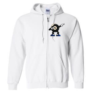 Dabbing Billiard Ball Pool Player Snooker Full Zip Hoodie