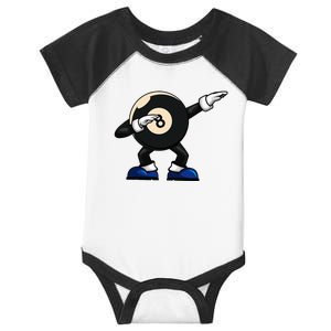 Dabbing Billiard Ball Pool Player Snooker Infant Baby Jersey Bodysuit