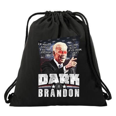 Dark Brandon Biden Campaign Drawstring Bag