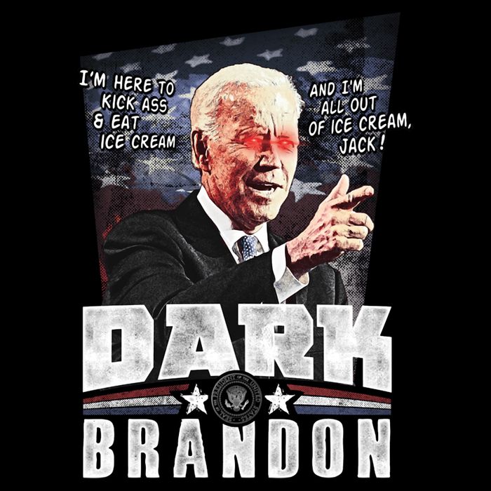 Dark Brandon Biden Campaign Drawstring Bag
