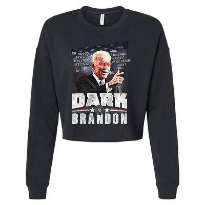 Dark Brandon Biden Campaign Cropped Pullover Crew