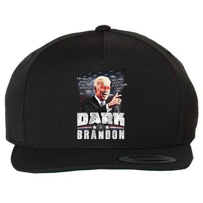 Dark Brandon Biden Campaign Wool Snapback Cap