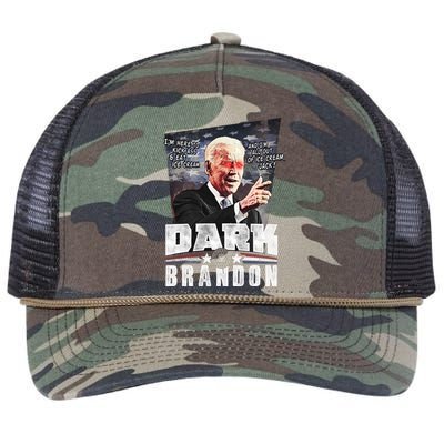 Dark Brandon Biden Campaign Retro Rope Trucker Hat Cap