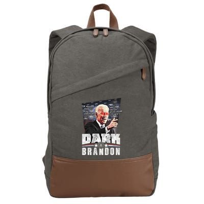 Dark Brandon Biden Campaign Cotton Canvas Backpack