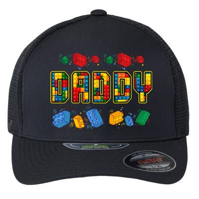 Daddy Brick Builder Funny Blocks Master Builder Dad Flexfit Unipanel Trucker Cap