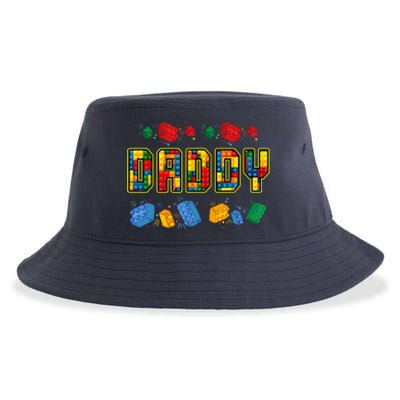 Daddy Brick Builder Funny Blocks Master Builder Dad Sustainable Bucket Hat