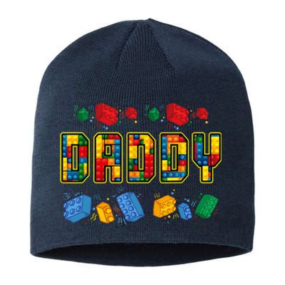 Daddy Brick Builder Funny Blocks Master Builder Dad Sustainable Beanie