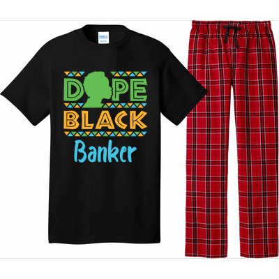 Dope Black Banker Banking Staff African American Afrocentric Gift Pajama Set