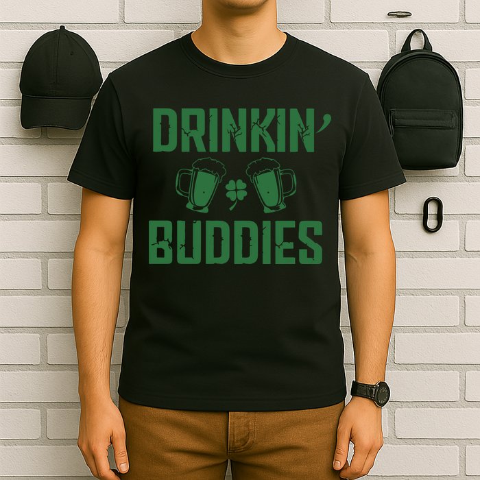 Drinking Buddies Beer Cheer Drinking Team Saint Patrick's Day T-Shirt