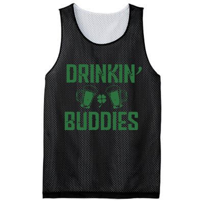 Drinking Buddies Beer Cheer Drinking Team Saint Patrick's Day Mesh Reversible Basketball Jersey Tank