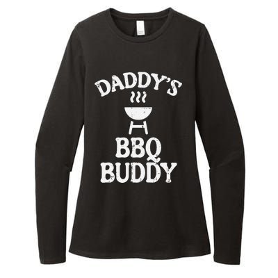 Daddys Bbq Buddy Cute Barbecue Family Match Boy Girl Womens CVC Long Sleeve Shirt