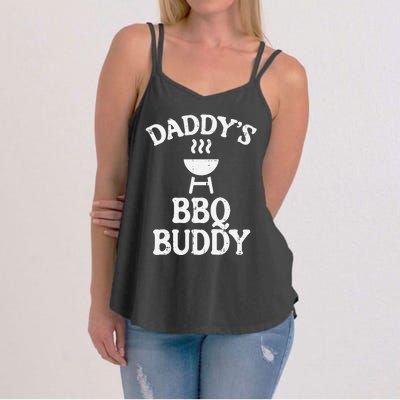 Daddys Bbq Buddy Cute Barbecue Family Match Boy Girl Women's Strappy Tank