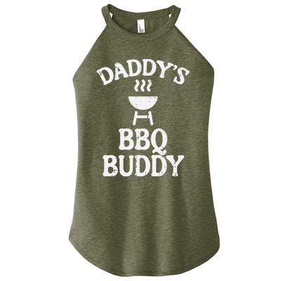 Daddys Bbq Buddy Cute Barbecue Family Match Boy Girl Women’s Perfect Tri Rocker Tank