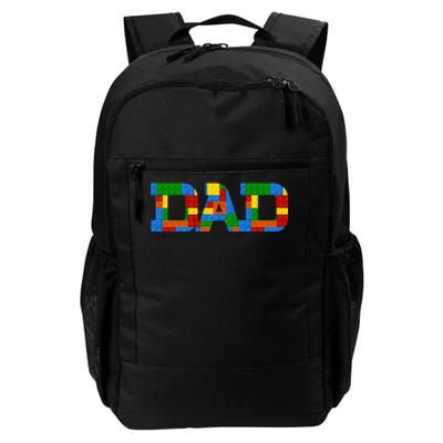 Dad Brick Builder Funny Blocks Master Builder Awesome Cute Daily Commute Backpack