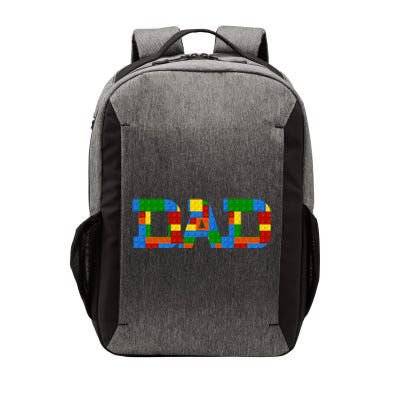 Dad Brick Builder Funny Blocks Master Builder Awesome Cute Vector Backpack