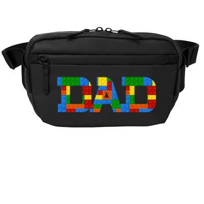 Dad Brick Builder Funny Blocks Master Builder Awesome Cute Crossbody Pack