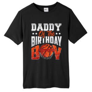 Daddy Basketball Birthday Boy Family Baller Bday Party Tall Fusion ChromaSoft Performance T-Shirt