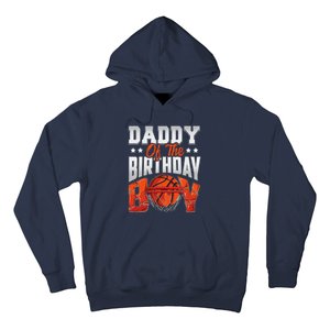 Daddy Basketball Birthday Boy Family Baller Bday Party Hoodie