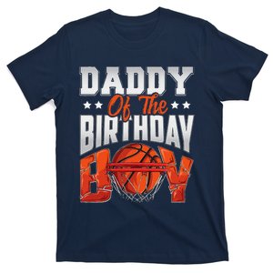 Daddy Basketball Birthday Boy Family Baller Bday Party T-Shirt