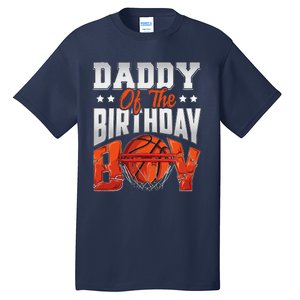 Daddy Basketball Birthday Boy Family Baller Bday Party Tall T-Shirt