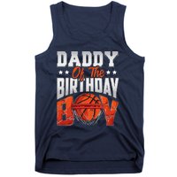 Daddy Basketball Birthday Boy Family Baller Bday Party Tank Top