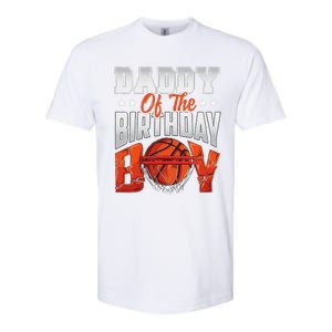 Daddy Basketball Birthday Boy Family Baller Bday Party Softstyle CVC T-Shirt