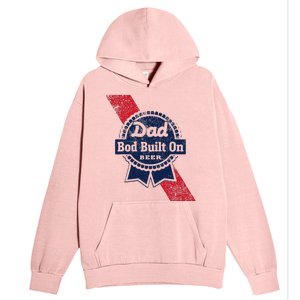 Dad Bod Built On Beer Funny Beer Urban Pullover Hoodie