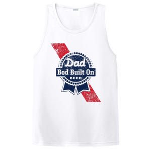 Dad Bod Built On Beer Funny Beer PosiCharge Competitor Tank