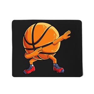 Dabbing Basketball Ball Funny Sports Player Mousepad