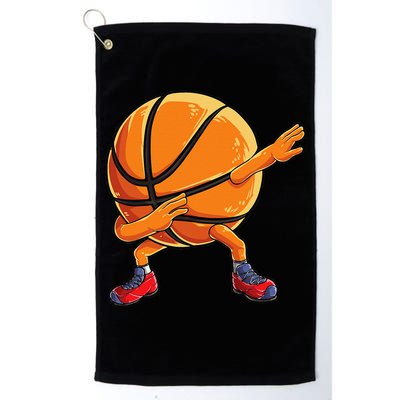 Dabbing Basketball Ball Funny Sports Player Golf Towel