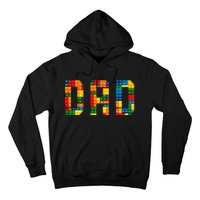 Dad Brick Builder Funny Blocks Master Builder Hoodie