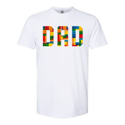 Dad Brick Builder Funny Blocks Master Builder Softstyle CVC T-Shirt