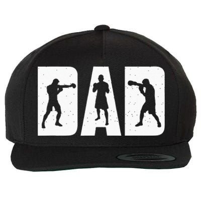 Dad Boxer Boxing Boxing Gloves Boxing Boxing Fan Boxer Wool Snapback Cap