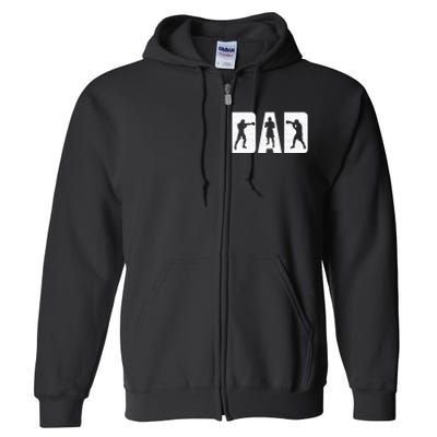 Dad Boxer Boxing Boxing Gloves Boxing Boxing Fan Boxer Full Zip Hoodie