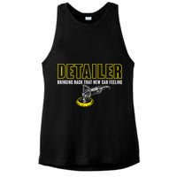 Detailer Bringing Back That New Car Feeling Auto Detailing Ladies PosiCharge Tri-Blend Wicking Tank